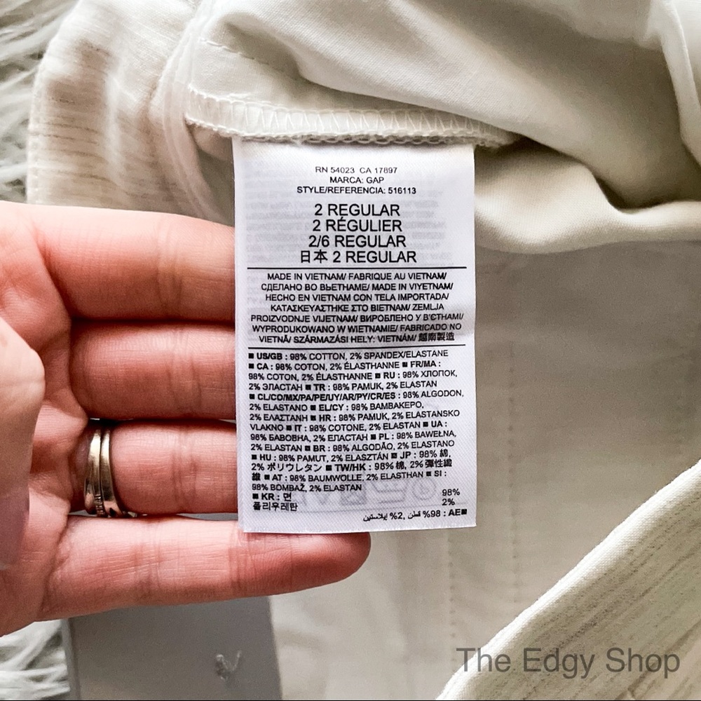 Gap | Slim Cropped Straight Leg Dress Pants - Picture 7 of 8